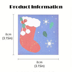 Christmas Sticky Notes Student Learning Marking Office Message Notepad Strips
