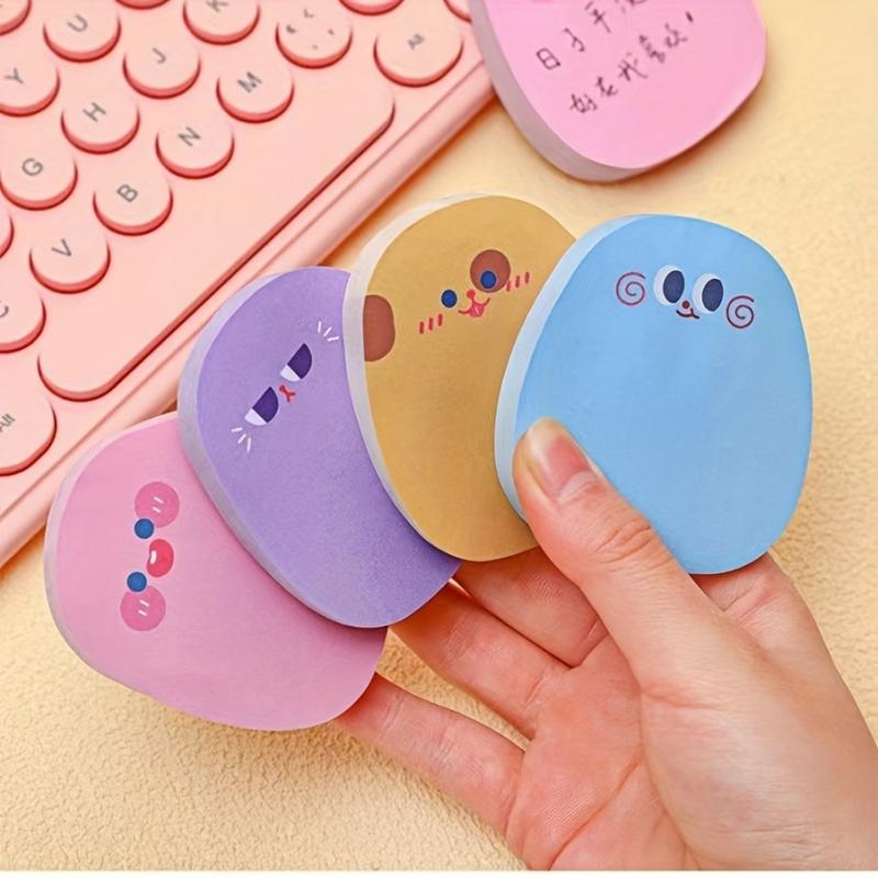 Cartoon Multicolor Silly Sticky Notes 60pages Random