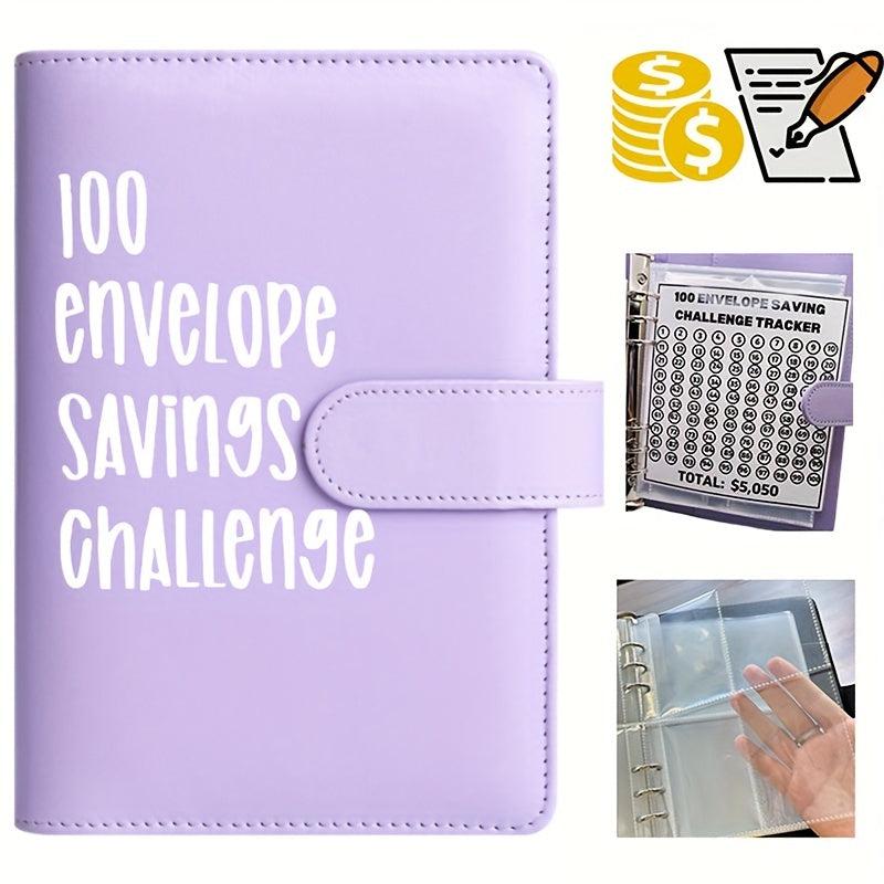 100 Envelopes Money Saving Challenge Binder With Cash Envelopes