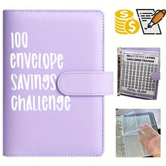 100 Envelopes Money Saving Challenge Binder With Cash Envelopes
