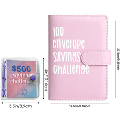 100 Envelopes Money Saving Challenge Binder With Cash Envelopes