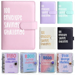 100 Envelopes Money Saving Challenge Binder With Cash Envelopes