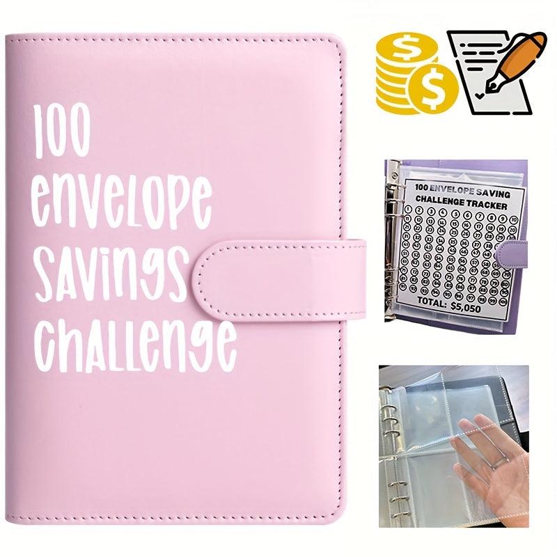 100 Envelopes Money Saving Challenge Binder With Cash Envelopes