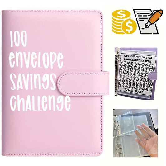 100 Envelopes Money Saving Challenge Binder With Cash Envelopes