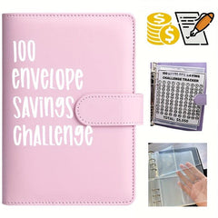 100 Envelopes Money Saving Challenge Binder With Cash Envelopes