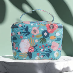 1pc Bible Bag Portable File Large Storage Printed Cosmetic Convenient Bag