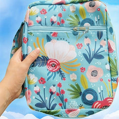1pc Bible Bag Portable File Large Storage Printed Cosmetic Convenient Bag