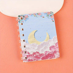 Mini Pocket Landscape Painting Coil Book A7 Notepad 80 Pages