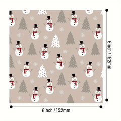 Christmas Scrapbook Paper Pad 24 Sheets 6 X 6 Cardstock Pack Single Sided