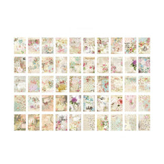 100 Pieces Vintage Scrapbook Message Paper Journal Book Material
