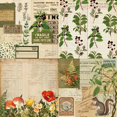 24sheets Forest Animal Theme DIY Scrapbooking Paper