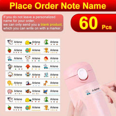 Custom Name Sticker Waterproof Office Supplies Label Students School Stationery