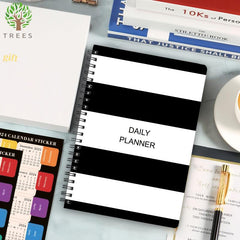 Undated Weekly Goal Planner Notebook - 52 Weeks To Do List, Habit Tracker, Notes
