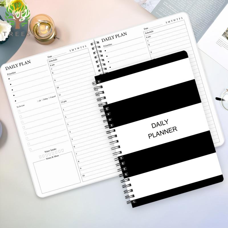 Undated Weekly Goal Planner Notebook - 52 Weeks To Do List, Habit Tracker, Notes