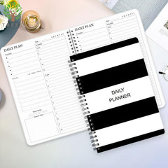 Undated Weekly Goal Planner Notebook - 52 Weeks To Do List, Habit Tracker, Notes