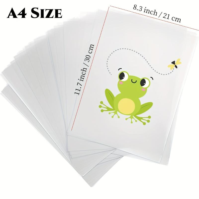 Matte PET Heat Transfer Paper Bulk Package - A4 A3 Sheets for T Shirts