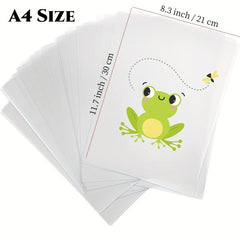 Matte PET Heat Transfer Paper Bulk Package - A4 A3 Sheets for T Shirts