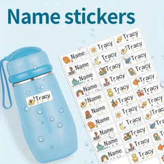 Personalize Your School Supplies with Waterproof Name Stickers