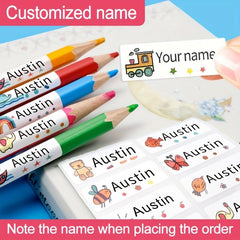 Personalize Your School Supplies with Waterproof Name Stickers