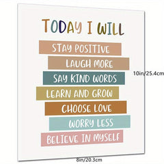 Positive Art Print Affirmation Art Nursery Decor Wall Art Homeschool Art 8x10