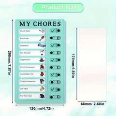 Daily Schedule To Do List Board - Portable Chore Chart Memo Board