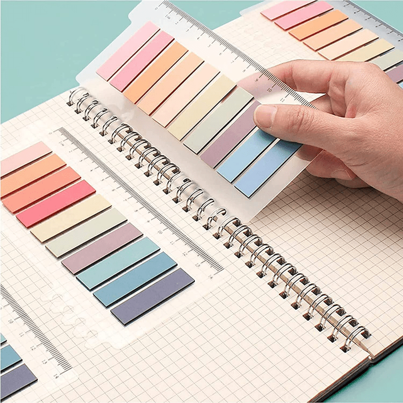 6 Pack Morandi Sticky Tabs Page Markers - School Supplies