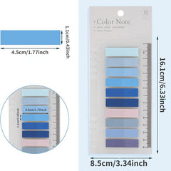6 Pack Morandi Sticky Tabs Page Markers - School Supplies