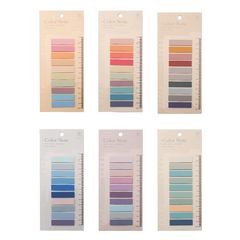 6 Pack Morandi Sticky Tabs Page Markers - School Supplies