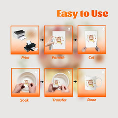 WinnerTransfer No Bake Water Transfer Paper A5
