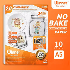 WinnerTransfer No Bake Water Transfer Paper A5