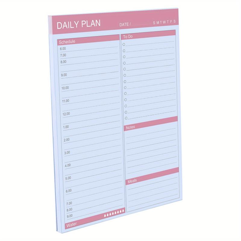 Magnetic To Do List Notepad Daily Planner 24x19cm with 52 Tear-Off Sheets