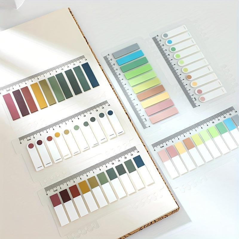200pg Waterproof Translucent Morandi Sticky Notes