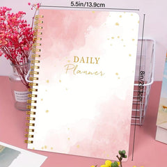 BUBU Daily Planner Notebook Undated To Do Checklist Task Priorities Meal Plan