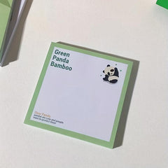 Panda Sticky Note Memo Pad 50 Pages Creative Square For Office Study Home Decor