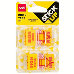 Plastic Signhere Index Tabs 100stickers Card Stationery Sticker Sign Here