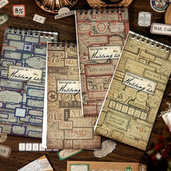12pcs Lost Label Series Coil Stickers Pack