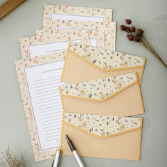 Romantic Animal & Plant Letterhead for Love Letters