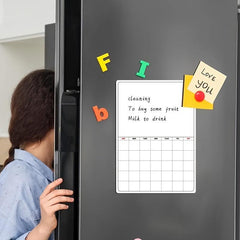 A5 Magnetic Schedule Message Board Weekly Dry Erase Refrigerator Sticker