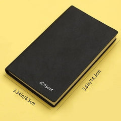 200pg Executive Hardcover Notebook A7 Soft Business Notepad Diary
