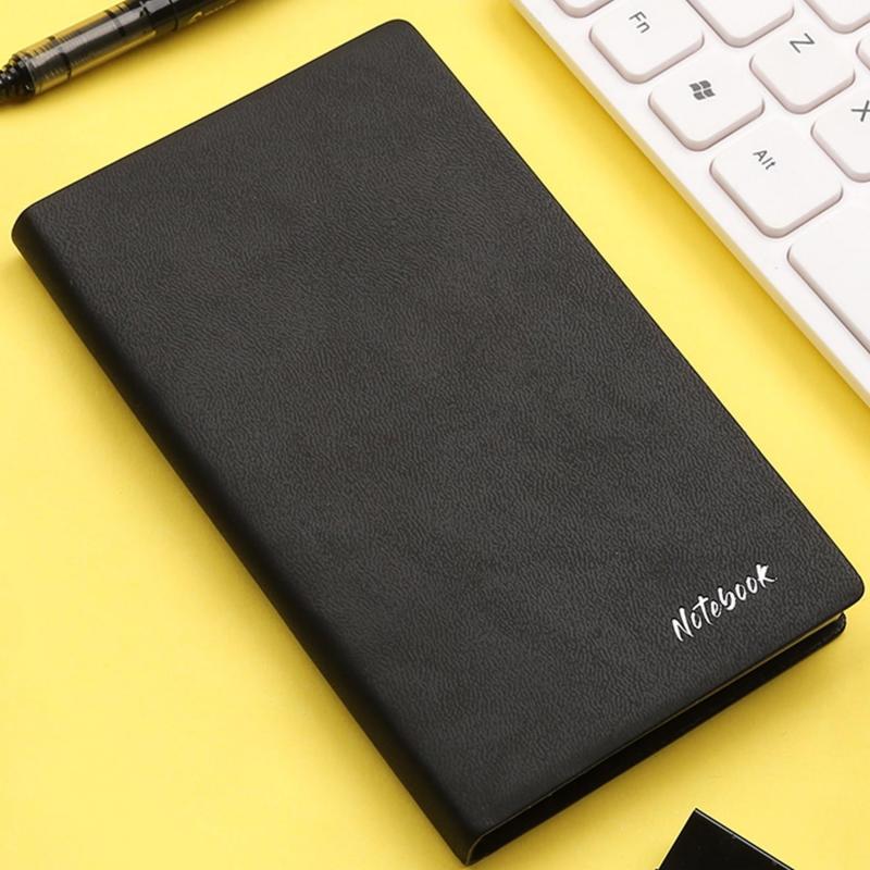 200pg Executive Hardcover Notebook A7 Soft Business Notepad Diary