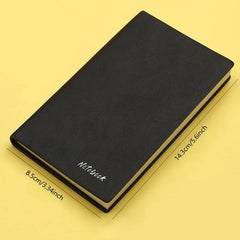 200pg Executive Hardcover Notebook A7 Soft Business Notepad Diary