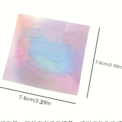 50 Sheets Gradient Sulfuric Acid Paper Sticky Note Pack