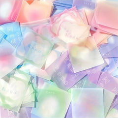 50 Sheets Gradient Sulfuric Acid Paper Sticky Note Pack