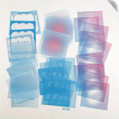 50 Sheets Gradient Sulfuric Acid Paper Sticky Note Pack