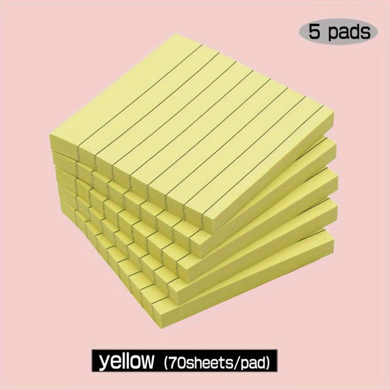 10 Pastel Sticky Notes 3x3 Lined Adhesive Memo Small Pads