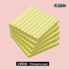 10 Pastel Sticky Notes 3x3 Lined Adhesive Memo Small Pads