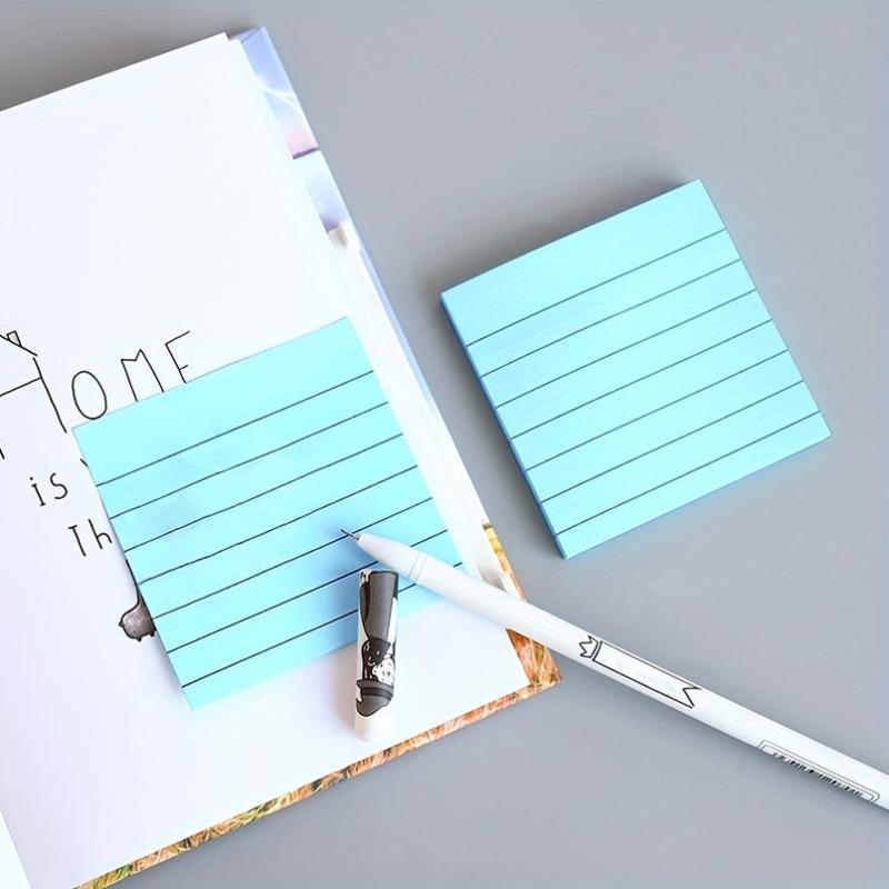 10 Pastel Sticky Notes 3x3 Lined Adhesive Memo Small Pads