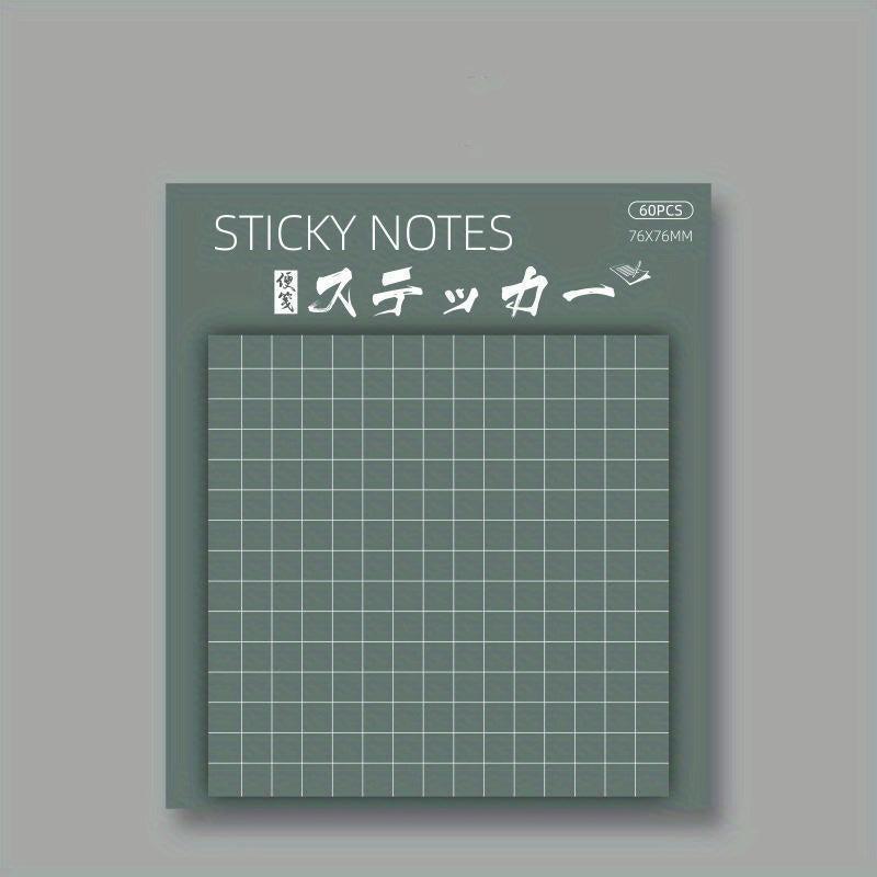 60 Sheets Sticky Notes Set for Students & Adults - Self Stick Pads