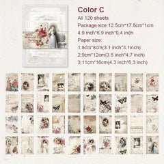 Vintage Scrapbook Paper for Bullet Journals & Art Journaling