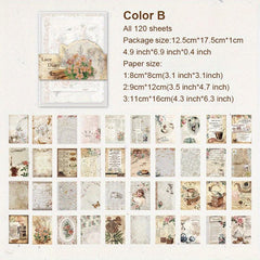 Vintage Scrapbook Paper for Bullet Journals & Art Journaling